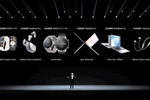 Huawei predstavil pametne ure, slušalke in prenosnike