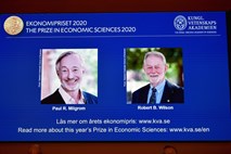 Nobelova nagrada za ekonomijo izumiteljema novih oblik dražb 