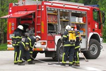 Požar uničil velik del stanovanjske hiše v Ljubljani