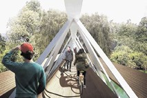 Vodovodni most tudi za kolesarje in pešce