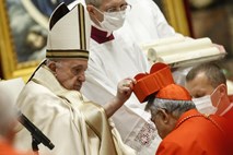 Papež imenoval 13 novih kardinalov