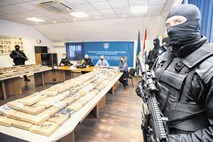 Rekordni zaseg na Hrvaškem: med bananami našli več kot pol tone kokaina