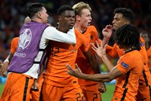 Nizozemci v zadnjih minutah do zmage proti Ukrajini, Avstrija premagala Severno Makedonijo 
