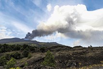 Na Siciliji po obdobju mirovanja znova izbruhnil vulkan Etna