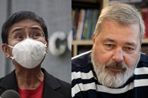 Nobelova nagrada za mir novinarjema iz Filipinov in Rusije
