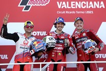 Rossi ob čustvenem slovesu deseti, zadnja zmaga sezone Bagnaii