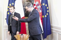 Macron Hrvaški obljubil schengen