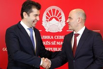 Prijazni toni novih premierjev, bolgarska blokada Severne Makedonije v EU pa ostaja