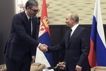 Putin in Vučić o nadaljevanju prijateljskih odnosov in energentih