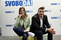 Lucija Tacer in Lenart Žavbi, najmlajša poslanca novega državnega zbora: Brez mladih ni politike