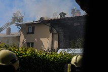 #foto Požar na Rakovniku v Ljubljani