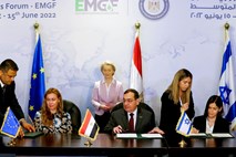 EU sklenila dogovor z Egiptom in Izraelom za povečanje izvoza plina v Evropo