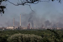 Kemična tovarna Azot v Severodonecku skoraj popolnoma uničena