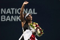 Olimpijska prvakinja ugnala Sereno Williams, v Montrealu izpadli prvi trije nosilci