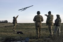 Rusija Ukrajino napadla z droni 