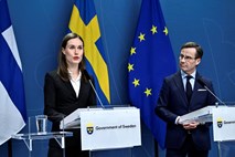 Predsednika vlad Finske in Švedske zavezana skupnemu vstopu v Nato