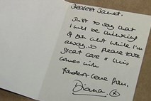 Na dražbo gredo zasebna pisma princese Diane, denar za dobrodelne namene