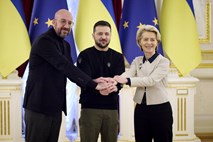 Zelenski po vrhu v Kijevu za pospešen vstop Ukrajine v EU