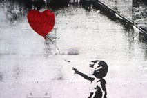 Umetniško delo Banksyja na dražbi trikrat preseglo ocenjeno vrednost