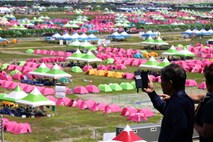 Zaradi bližajočega tajfuna se svetovni skavtski jamboree v Južni Koreji seli v Seul
