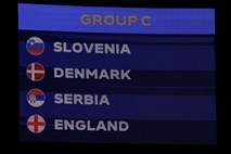 Tekmeci Slovenije bodo Danska, Srbija in Anglija