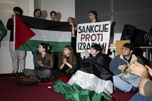 Protesti v podporo Palestini: senat sklenil, da bo univerza preverjala izraelske ustanove