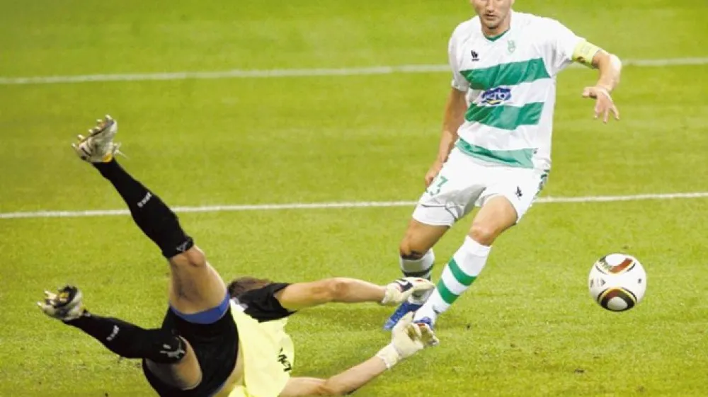 Dalibor Radujko (desno) bo v leto&scaron;nji sezoni eden izmed nogometa&scaron;ev Olimpije, na katere bo trener Ermin &Scaron;iljak gotovo največ stavil.