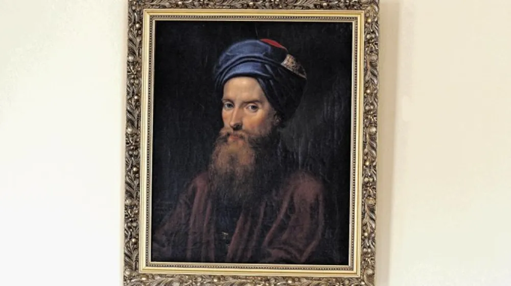Portret Ignacija Knobleharja hrani Bogoslovno semeni&scaron;če v Ljubljani.