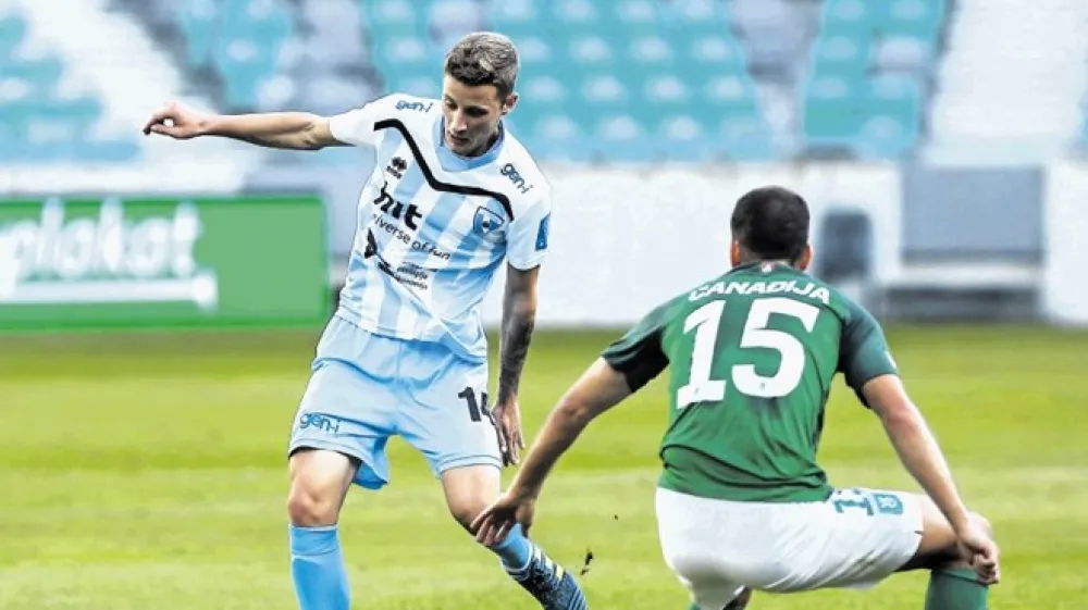 Vezist Gorice Jaka Kolenc je z evrogolom za vodstvo z 1:0 tlakoval pot do visoke zmage proti Domžalam s 4:1, ki so tako doživele najvi&scaron;ji poraz v leto&scaron;nji sezoni.