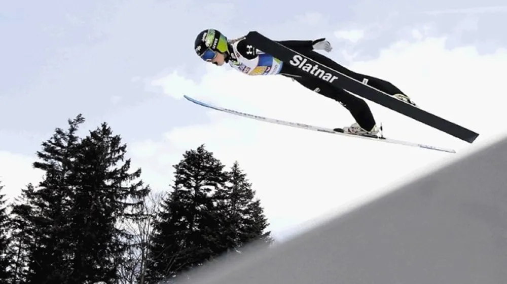 Nika Križnar je zelo dobro opravila z drugim skokom.