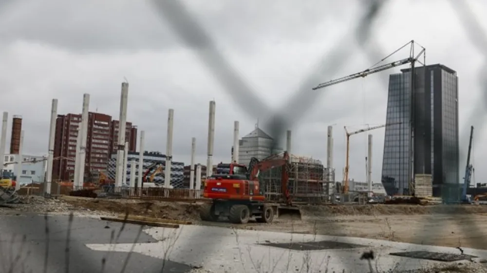 Gradbi&scaron;če trgovskega centra Ikea Ljubljana