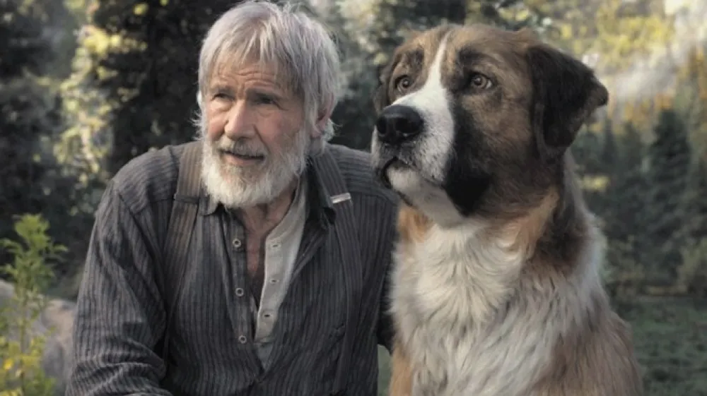 Umetni pes Buck in za zdaj &scaron;e pravi Harrison Ford
