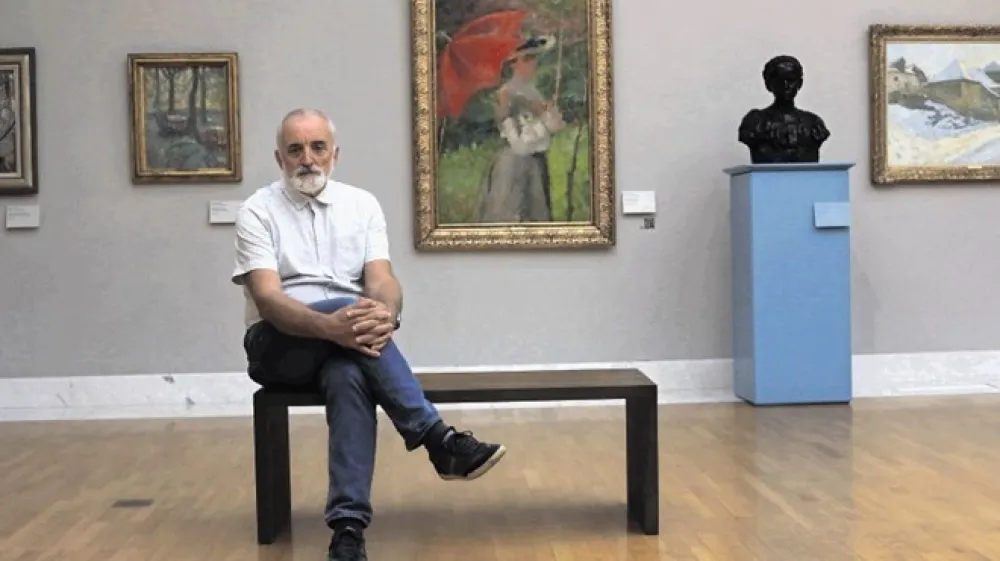 Dr. Andrej Smrekar: Matej Sternen ni sku&scaron;al ubirati bližnjic, ampak je omet uokviril in potem na svež omet kopiral freske v zatečenem stanju, skupaj z vsemi po&scaron;kodbami.