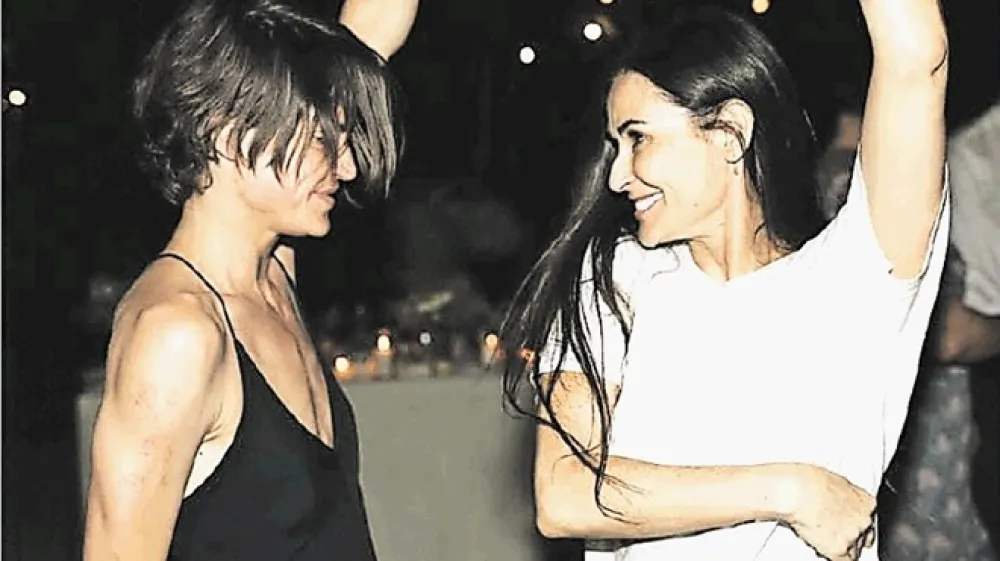 Ma&scaron;a Mandžuka in Demi Moore  zveze nista ne potrdili ne zanikali.