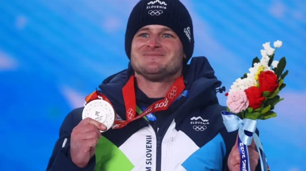 Tim Mastnak je danes osvojil srebrno olimpijsko medaljo.