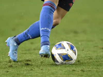 Soccer Football - World Cup - Asian Qualifiers - Group B - Australia v Japan - Stadium Australia, Sydney, Australia - March 24, 2022 General view of a Japan player in action REUTERS/Jaimi Joy