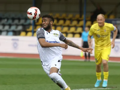Kaheem Parris- 16.04.2022 &ndash; nogomet - Domžale: Koper, Prva liga Telemacha, 31. krog //FOTO: Luka Cjuha