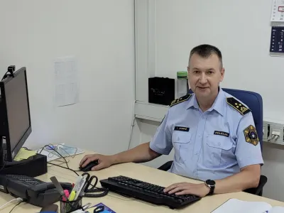 Koper, policijska uprava.<br>V. d. direktorja Policijske uprave (PU) Koper Igor Jadric.<br>Foto: PU Koper