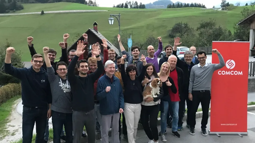 Od skupno 15 zaposlenih jih je v ekipi deset, ki delajo na vzdrževanju aplikacij za podporo sistema SAP. F Comcom