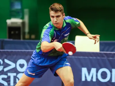 najbolj&scaron;i mladinec na svetu Darko JORGIĆ   - 03.06.2016 - namizni tenis - 14. Mednarodno odprto prvenstvo Slovenije v namiznem tenisu - Otočec, - glavni del tekmovanja      //FOTO: Bojan Velikonja