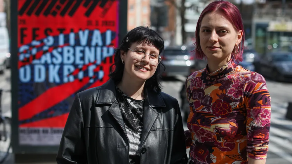 moderatorka Ula Kranjc Ku&scaron;lanmoderatorka Lana Križaj - 23.03.2023 &ndash; Festival MENT Ljubljana 2023 - //FOTO: Bojan Velikonja