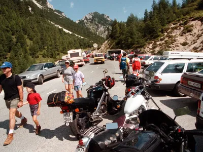 Vr&scaron;ič, parkiri&scaron;če gneča