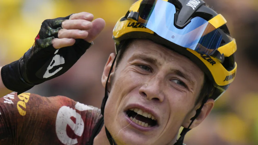 Jonas Vingegaard je tretji član Jumbo-Visme z etapno zmago na 78. Vuelti.