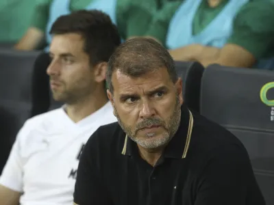 trener Olimpije Joao Henriques- 24.08.2023 &ndash; nogomet - Olimpija: Qarabag, evropska liga, kvalifikacije, prva tekma - 4. krog: //FOTO: Luka Cjuha