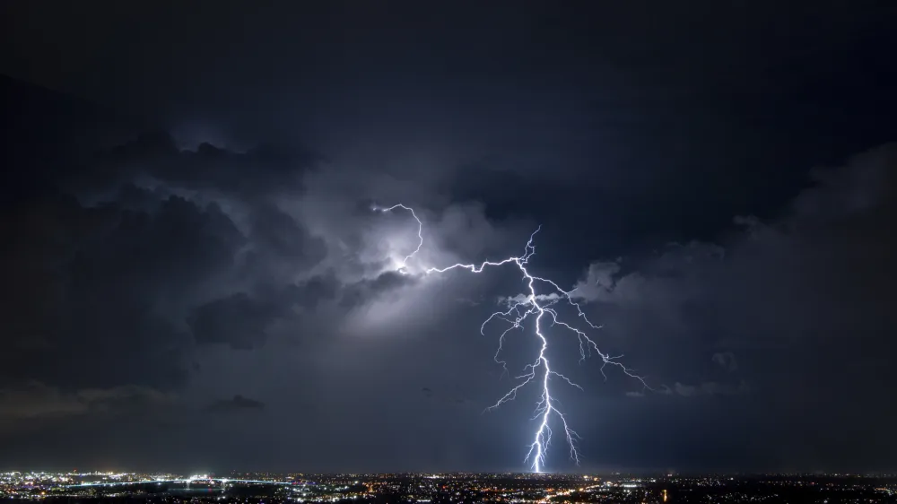 What is lightning? Is it electricity being discharged from a build up of static in the clouds, or is it a sign from above of someone trying to plug in their hair straightener, and they can only find power outlets on the ground? I guess we'll never know.