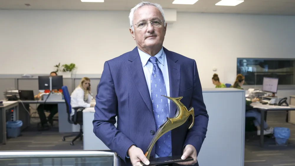 Damir Popovič, direktor podjetja IMP PUMPS - 26.10.2023 &ndash; Zlata gazela 2023 - Podjetje IMP PUMPS, proizvodnja črpalk in črpalnih sistemov, storitve, inženiring, d.o.o., Pod hrasti 28, Komenda //FOTO: Luka CjuhaOPOMBA: INTERVJU ZA OBJEKTIV 2023