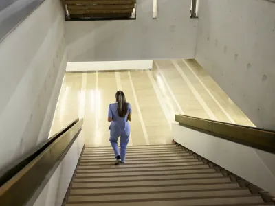  - 09.01.2024 &ndash; opozorilna stavka zdravnikov in zobozdravnikov - zdravniki in zobozdravniki zaradi neuresničenih zavez vlade iz že sklenjenih sporazumov opozorilno stavkali. protest //FOTO: Nik Erik Neubauer 