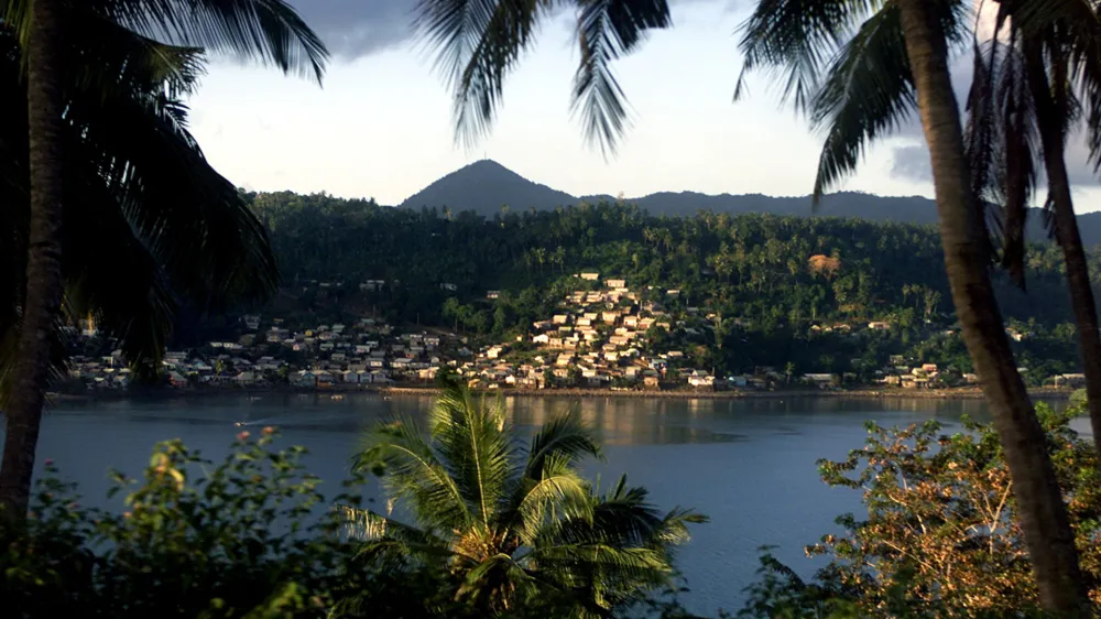 FILE PHOTO: General view of the French overseas territory of Mayotte in the Indian Ocean May 19, 2001./File Photo
