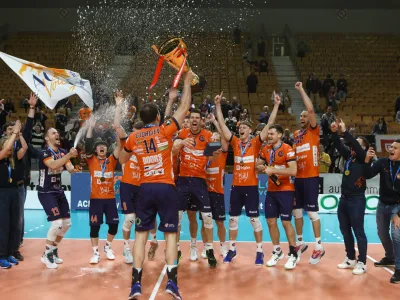 24.04.2024 - odbojka tekma finala ACH Volley &ndash; Calcit VolleyFoto: Luka Cjuha