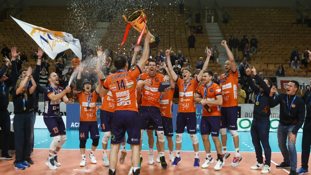 24.04.2024 - odbojka tekma finala ACH Volley &ndash; Calcit VolleyFoto: Luka Cjuha
